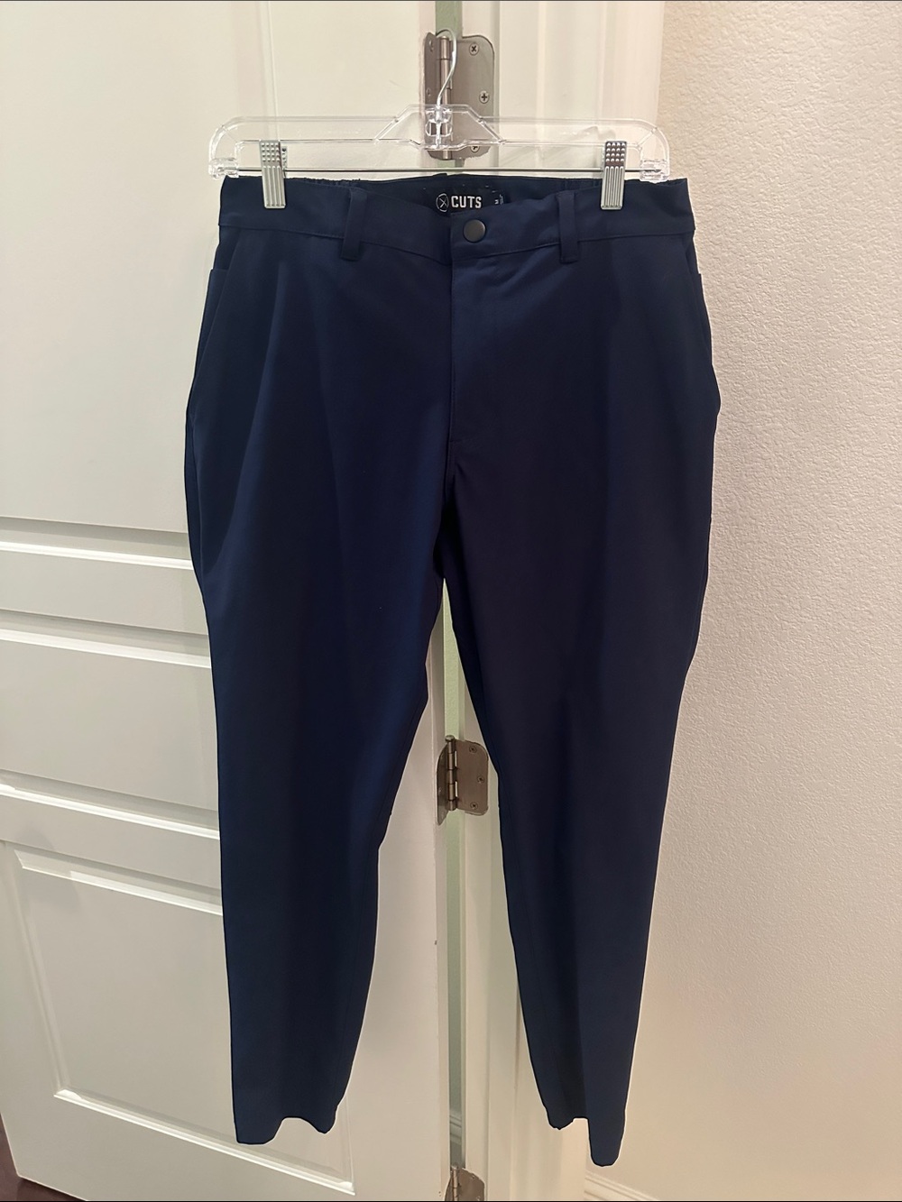 Cuts Clothing Men's Navy Stretch Dress Pants